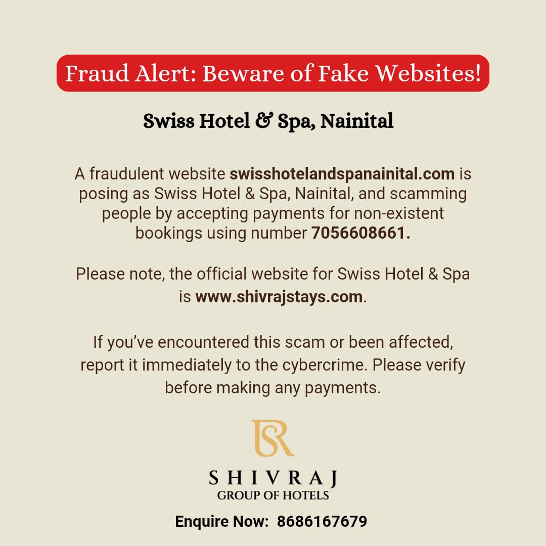 ⚠️ Fraud Alert: Beware of Fake Websites!