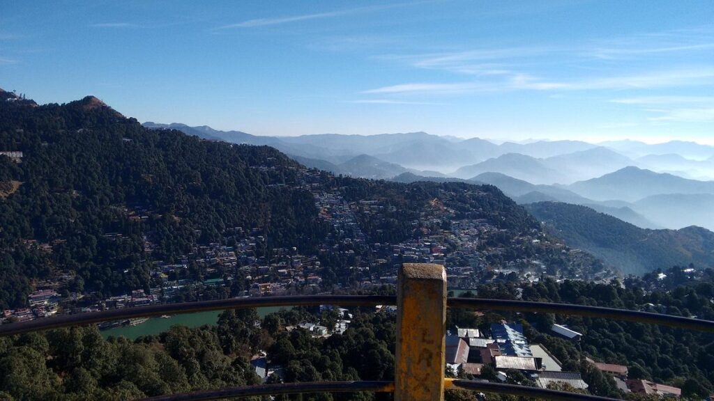 View from Tiffin Top Nainital