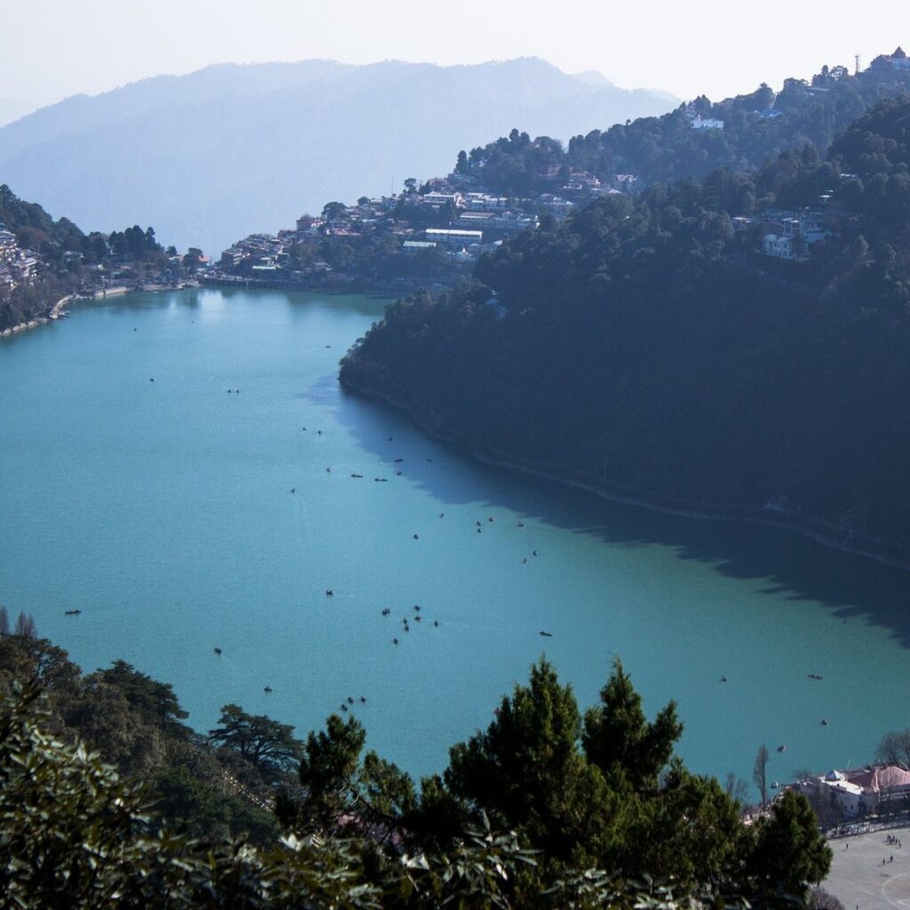View from Naina Peak in Nainital