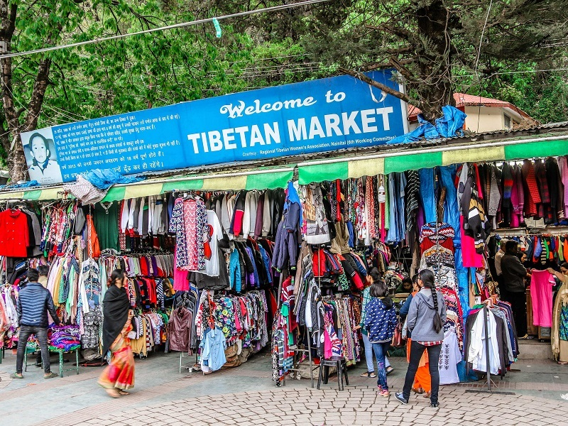 Tibetan Shopping Market in Nainital